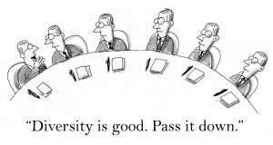 corporate glass ceiling; lack of diversity